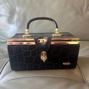 Vintage La Veda structured leather box purse